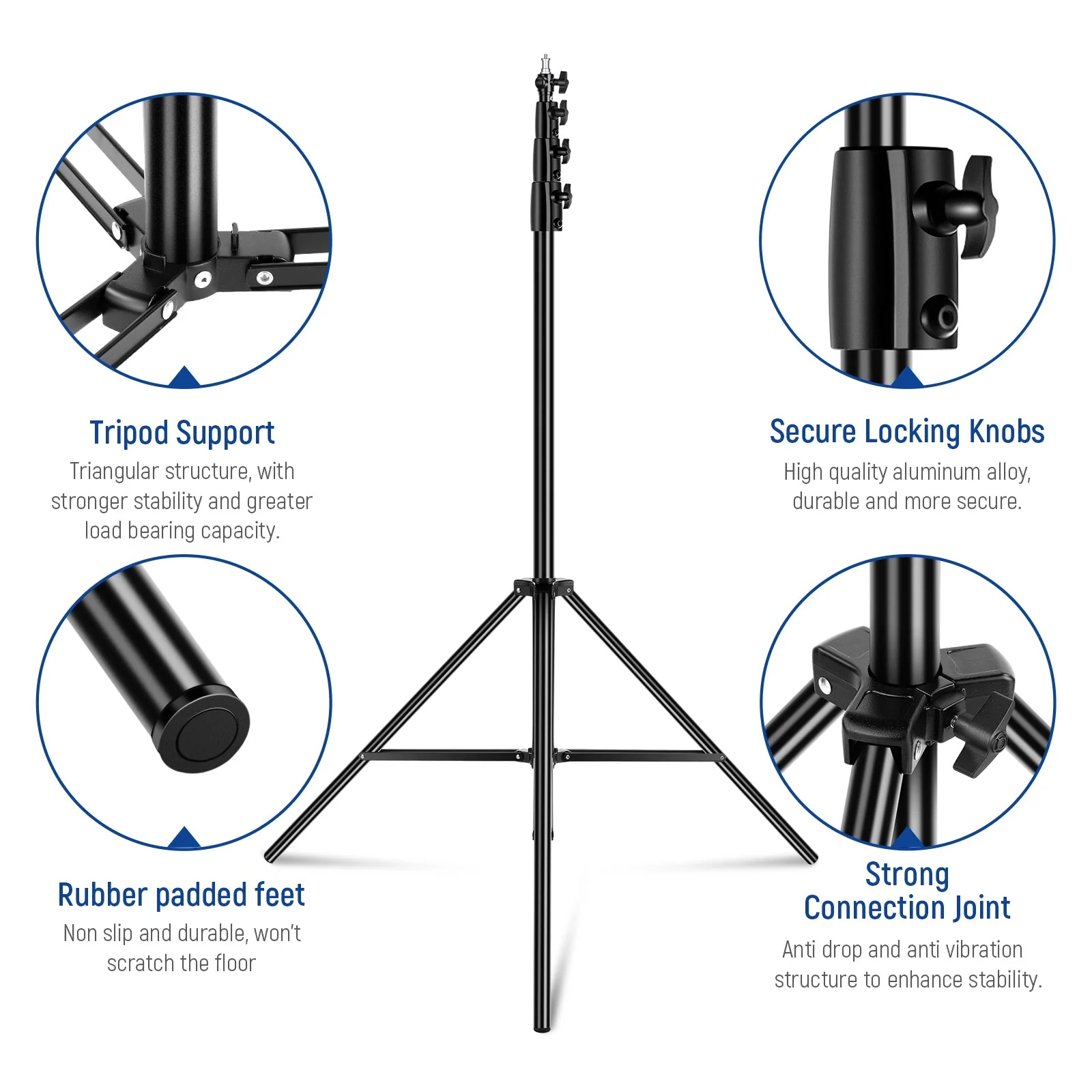 NEEWER 13ft/400cm Air Cushioned Light Stand - Image 9