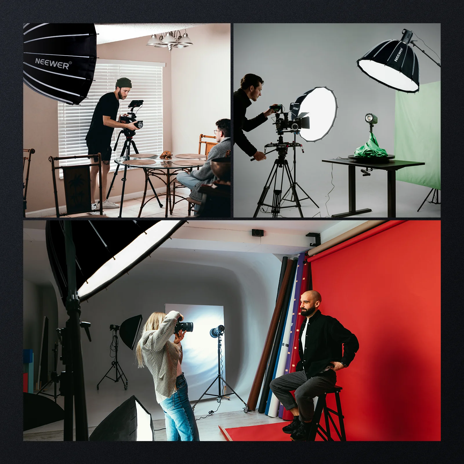 NEEWER 55cm/65cm/85cm/120cm Parabolic Quick Release Softbox - Image 22