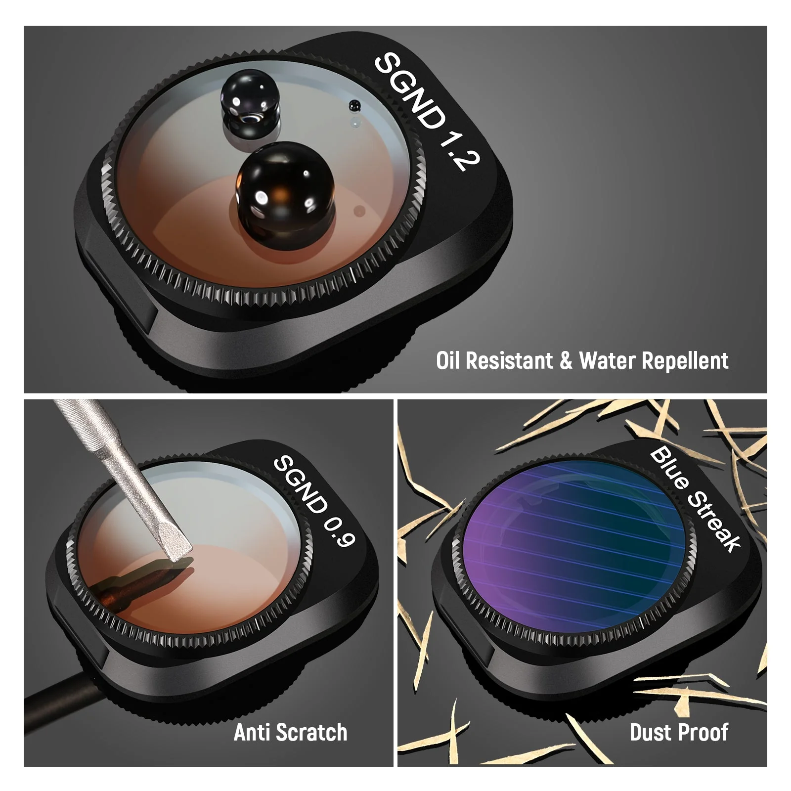 NEEWER 4 Pack ND and Effect Filter Set For DJI Mini 3/Mini 3 Pro - Image 7