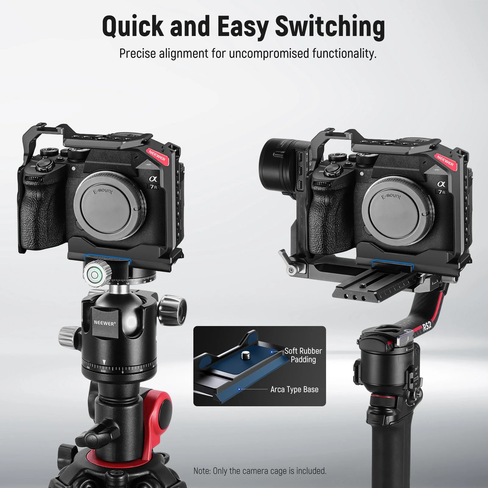 NEEWER CA004 Camera Cage For Sony a7RV/ a7IV/ a7RIV/ a7SIII/ a1 - Image 6