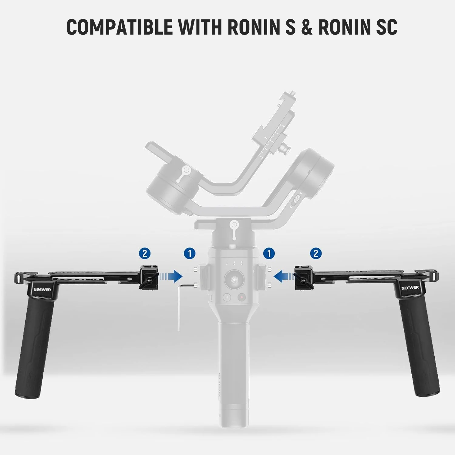 NEEWER GA006 Dual Handgrip for DJI Gimbals - Image 4