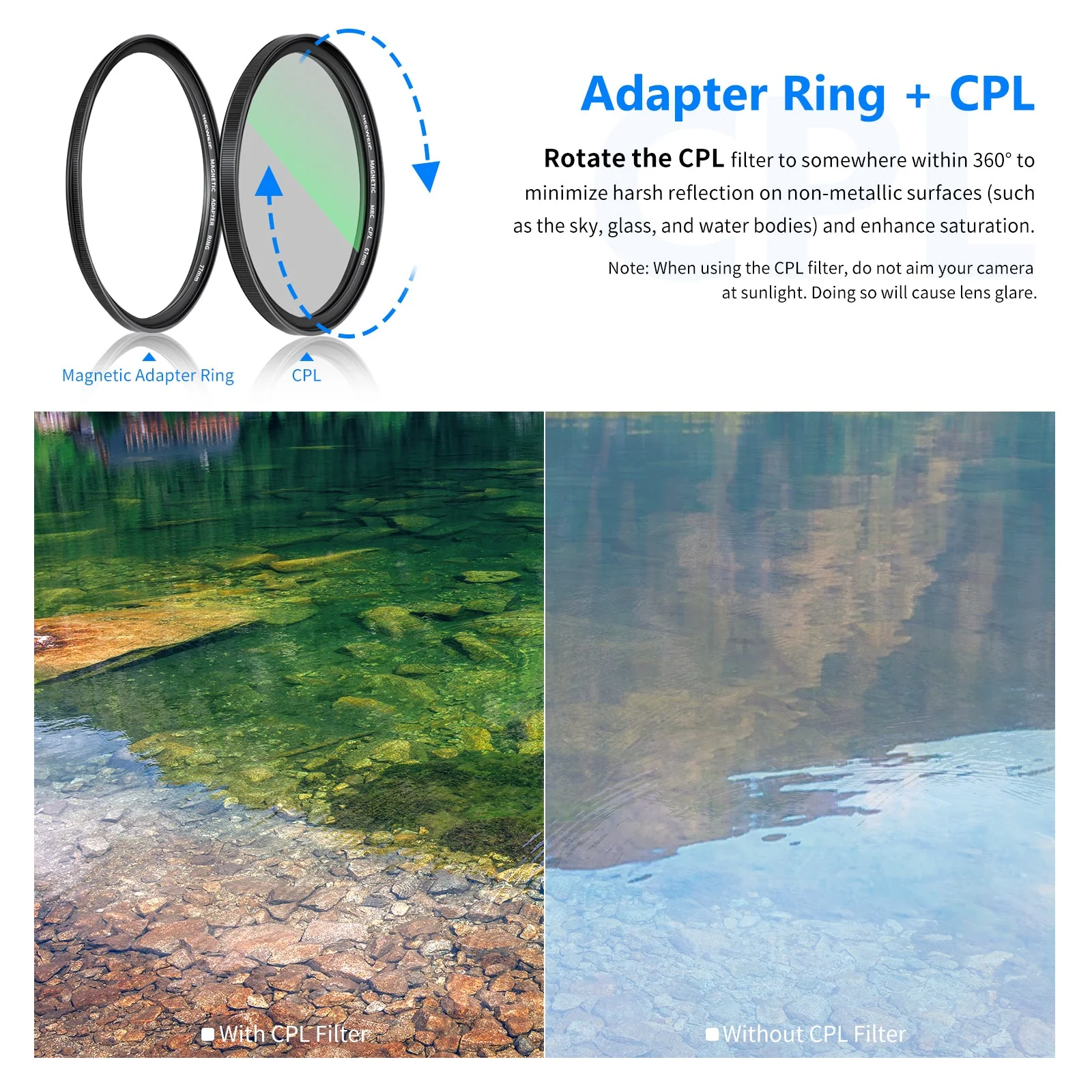 NEEWER 4-in-1 Magnetic Lens Filter Kit - Image 6