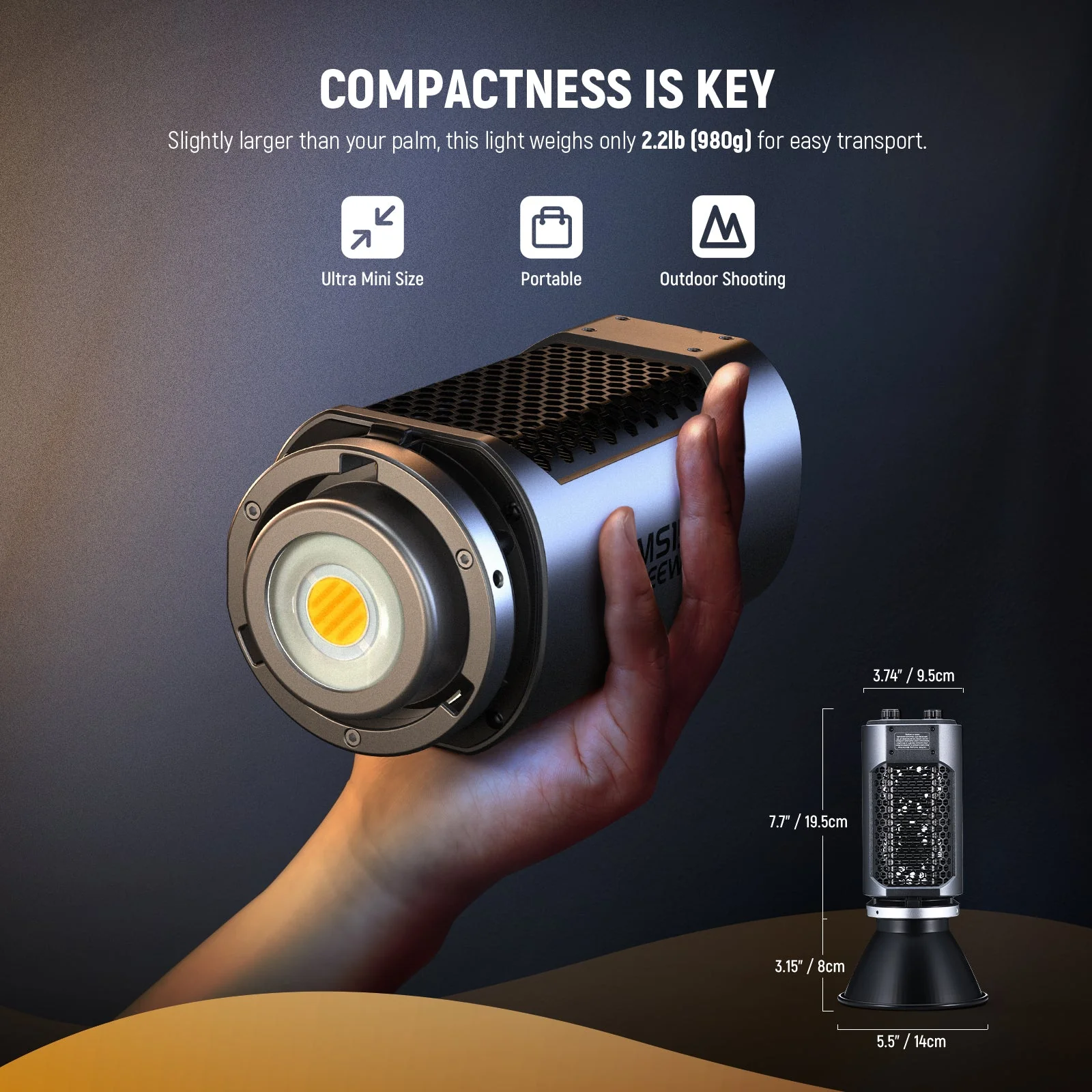 NEEWER MS150B 130W Bi-Color LED Video Light - Image 3
