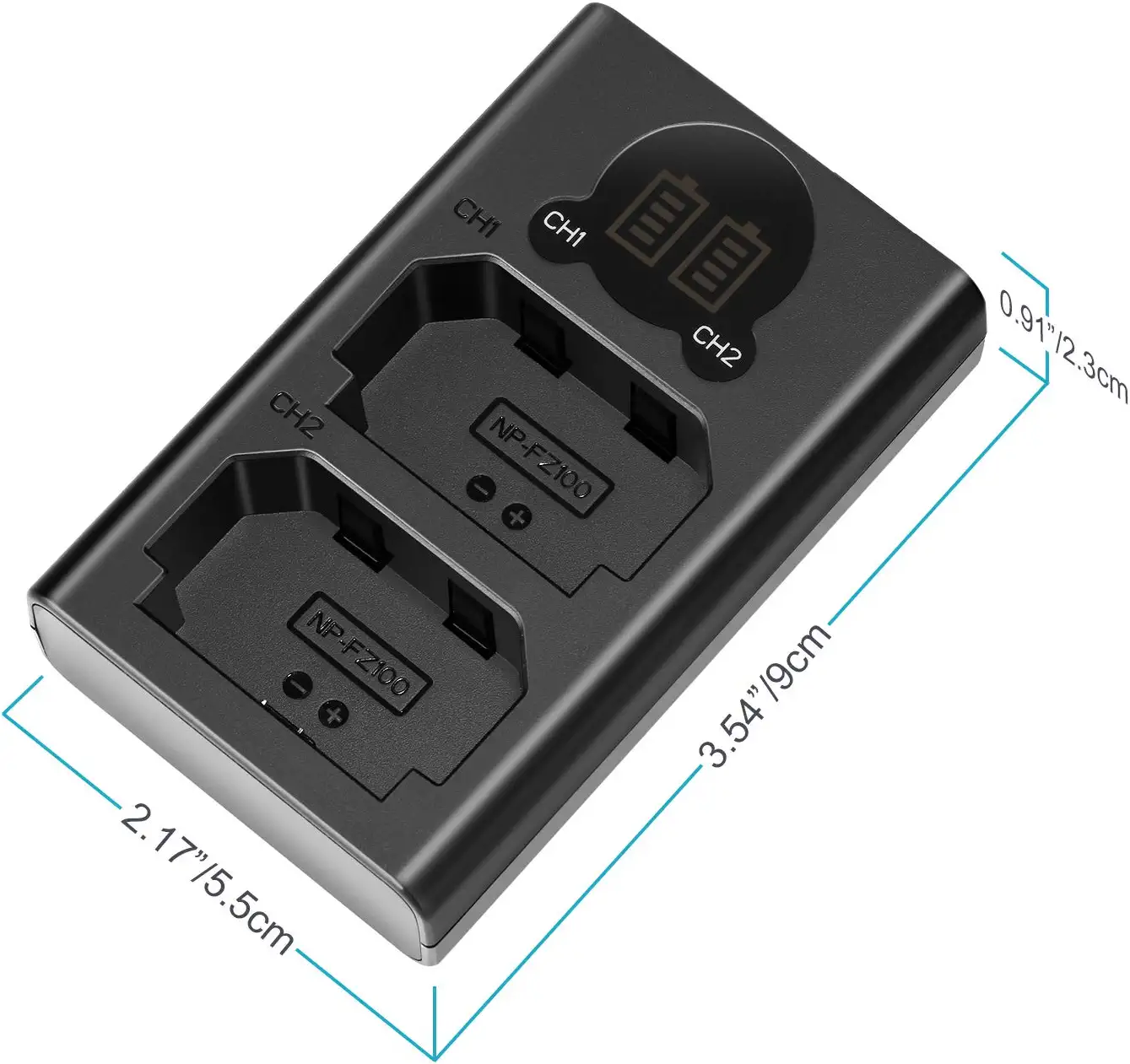 NEEWER NP-FZ100 Sony Replacement Battery Charger Set - Image 7