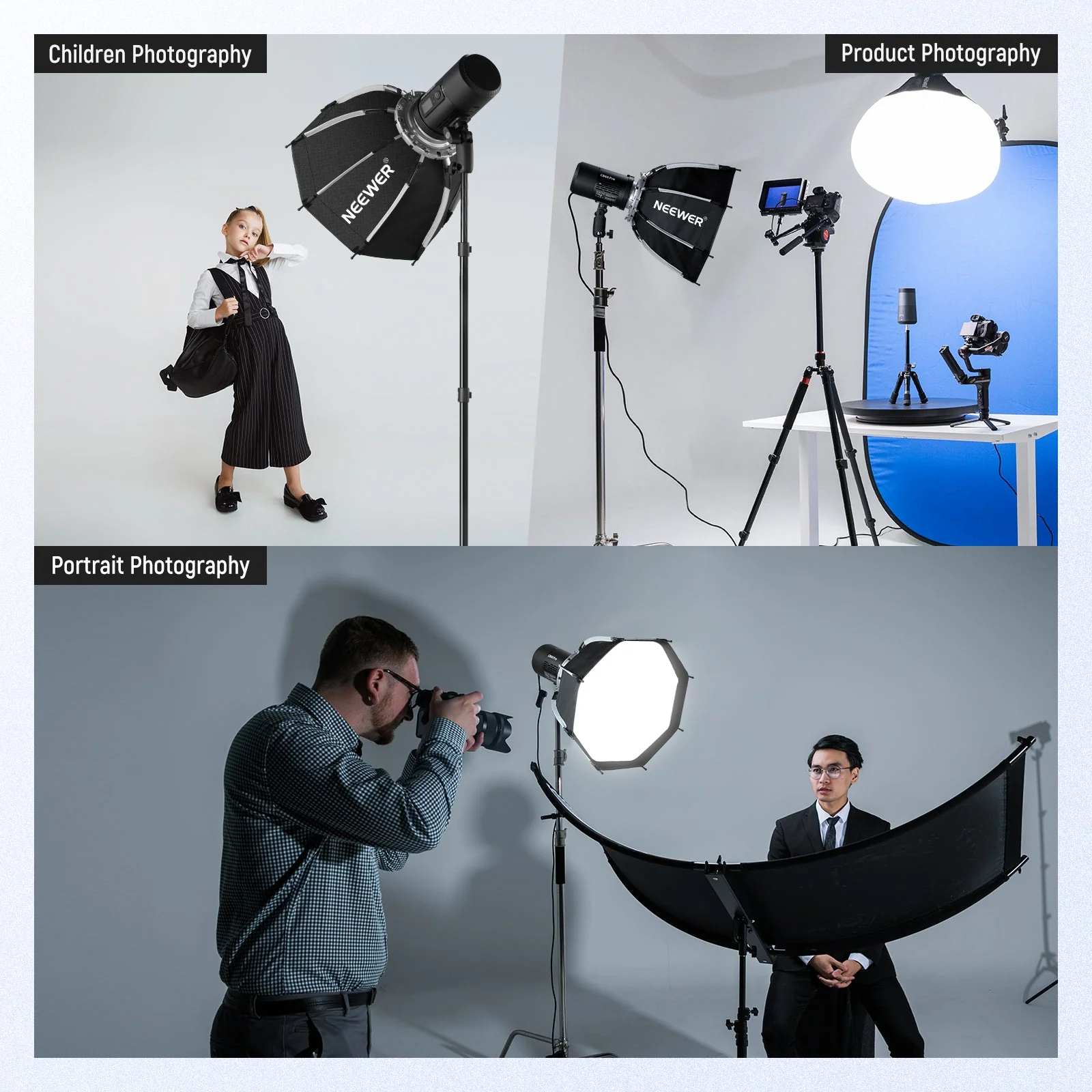 NEEWER NS1P 17.7"/45cm Octagonal Softbox - Image 7