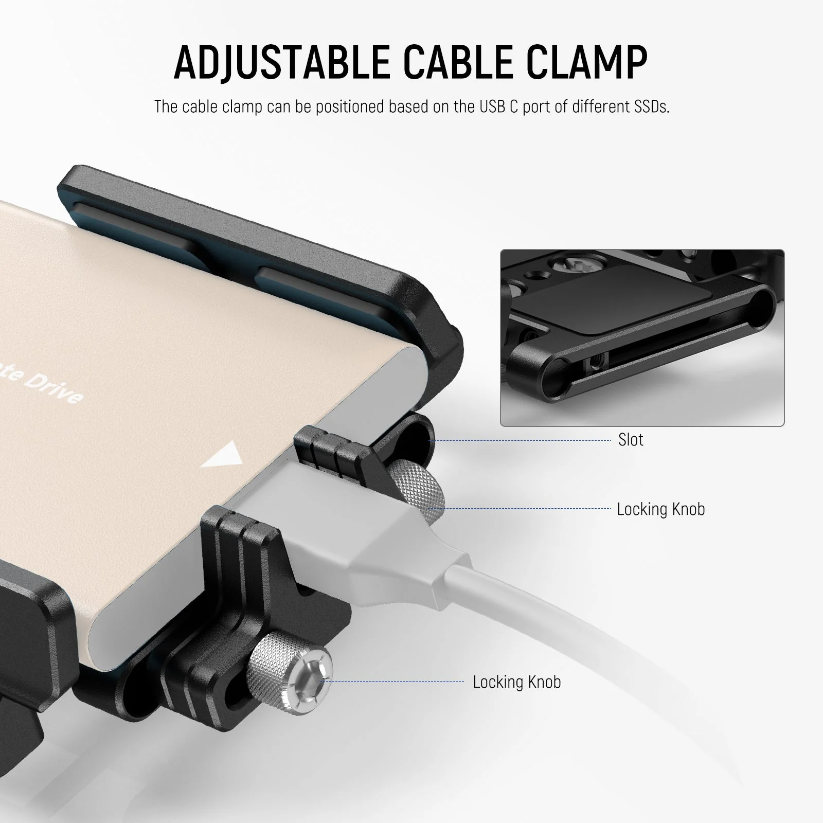 NEEWER UA035 Mount Bracket SSD Holder - Image 6