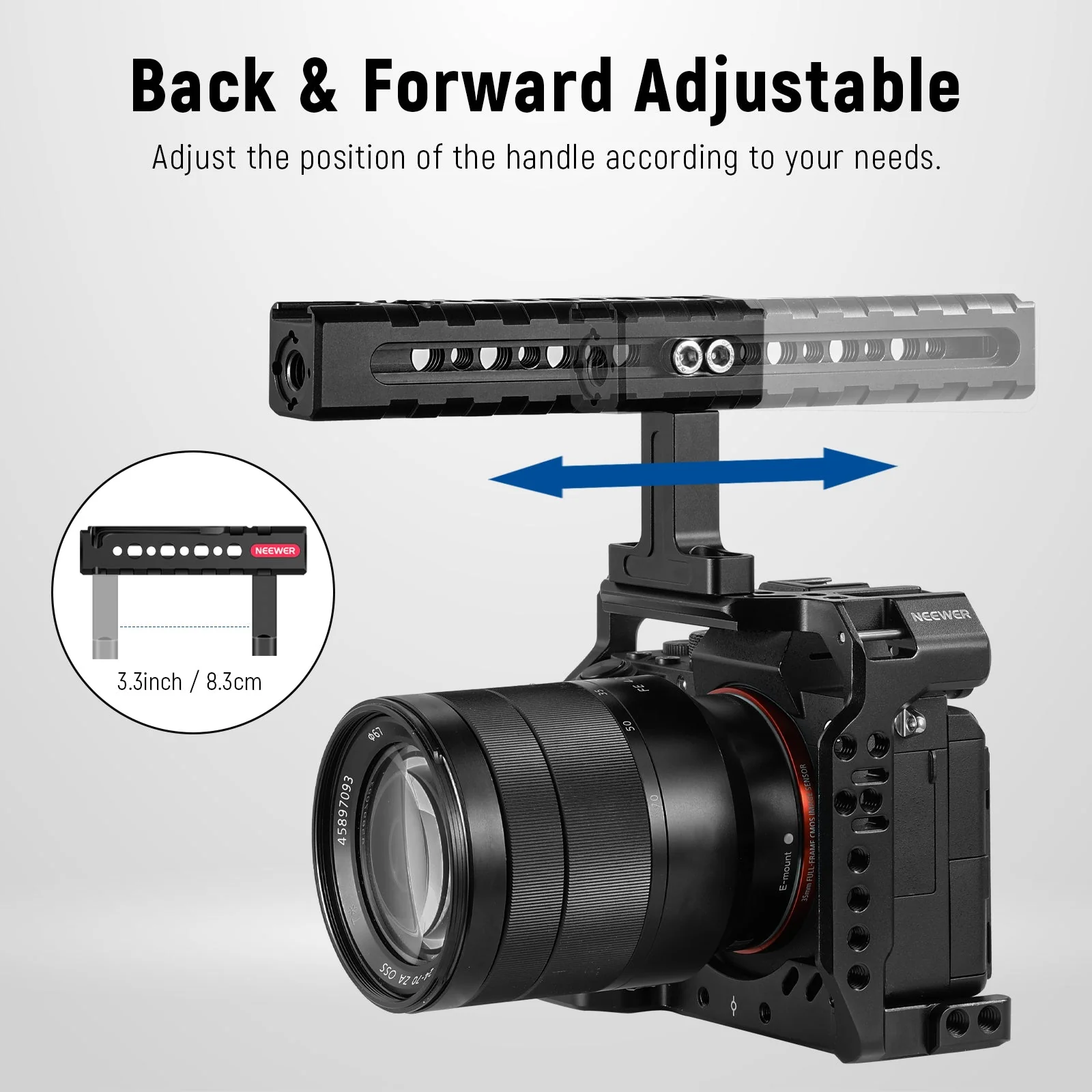 NEEWER VS104 Aluminum Alloy Top Handle Grip - Image 5